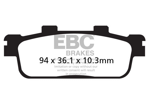 EBC Brakes Klocki hamulcowe EBC SFA427 skuterowe (kpl. na 1 tarcze)