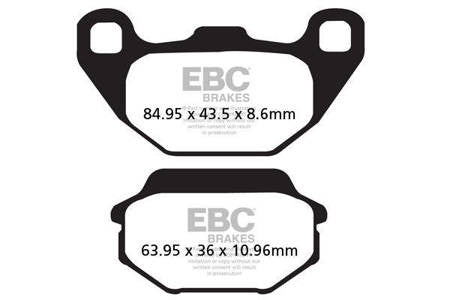 EBC Brakes Klocki hamulcowe EBC FA305TT (kpl. na 1 tarcze)