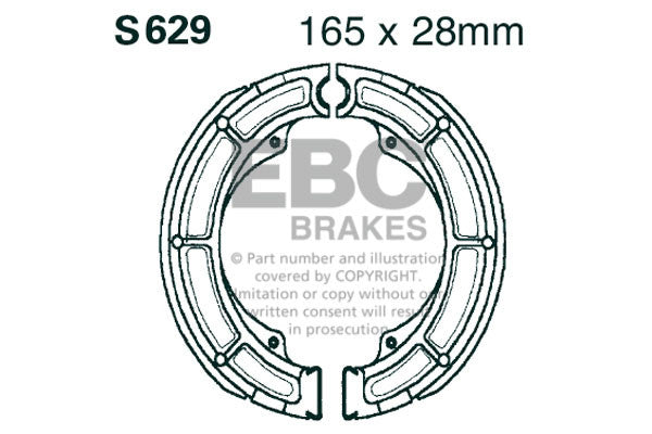 EBC Brakes Szczęki hamulcowe EBC S629 (1 kpl.)