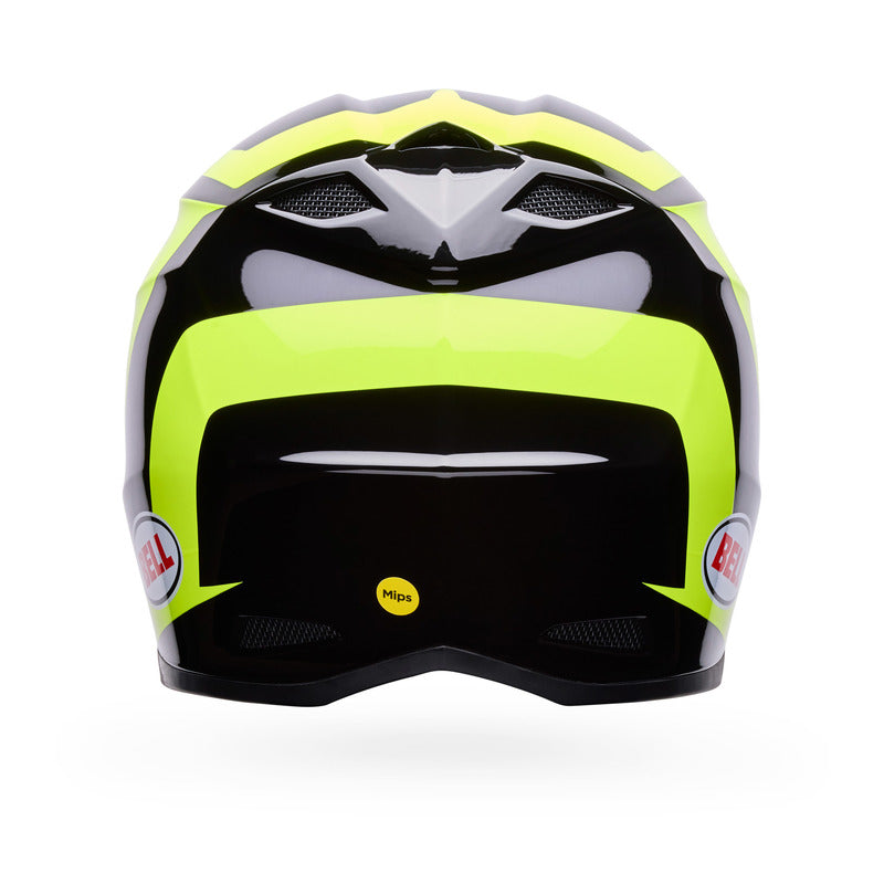 KASK MOTOCYKLOWY BELL MX-10 MIPS TALON YELLOW BLACK