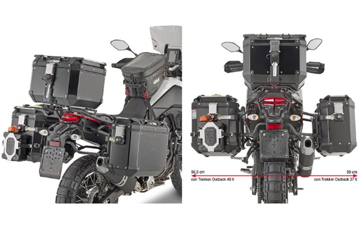 KAPPA STELAŻ KUFRÓW BOCZNYCH MONOKEY CAM SIDE YAMAHA Tenere 700 /WORLD RAID '19-'24 - POD KUFRY KFR K'FORCE ORAZ KVG K'VOYAGER ALU – zdjęcie 4