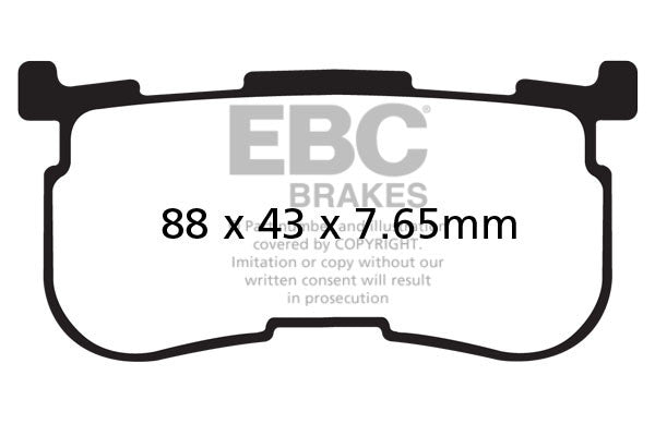 EBC Brakes Klocki hamulcowe EBC FA641/4V V-PAD (kpl. na 1 tarcze)