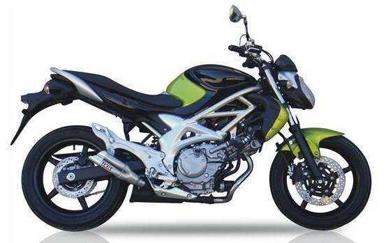 Tłumik IXIL SUZUKI SFV 650 GLADIUS 09-15 (WVCX) typ L2X (waga: 3000g, długość: 242 mm., materiał: Inox AISI304, kolor: Anodized – zdjęcie 2