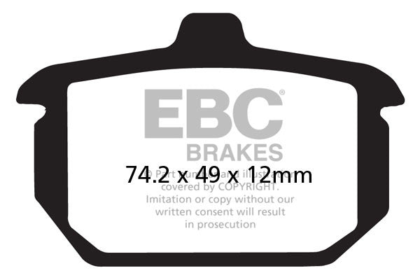 EBC Brakes Klocki hamulcowe EBC FA078HH wzmacniane (kpl. na 1 tarcze)