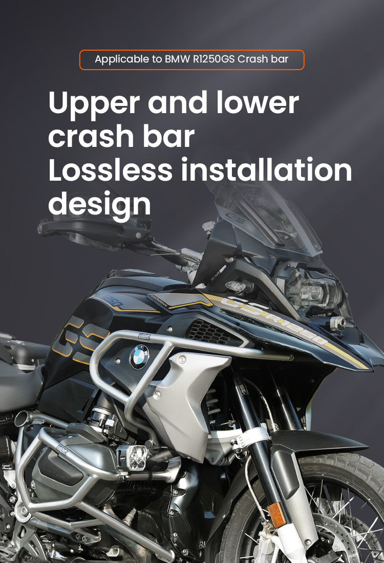 LOBOO Gmole do motocykla BMW R1250GS Srebrne