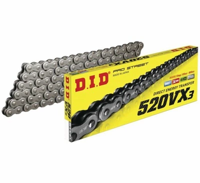 DID ŁAŃCUCH NAPĘDOWY DID520VX3-108 OTWARTY Z ZAPINKĄ