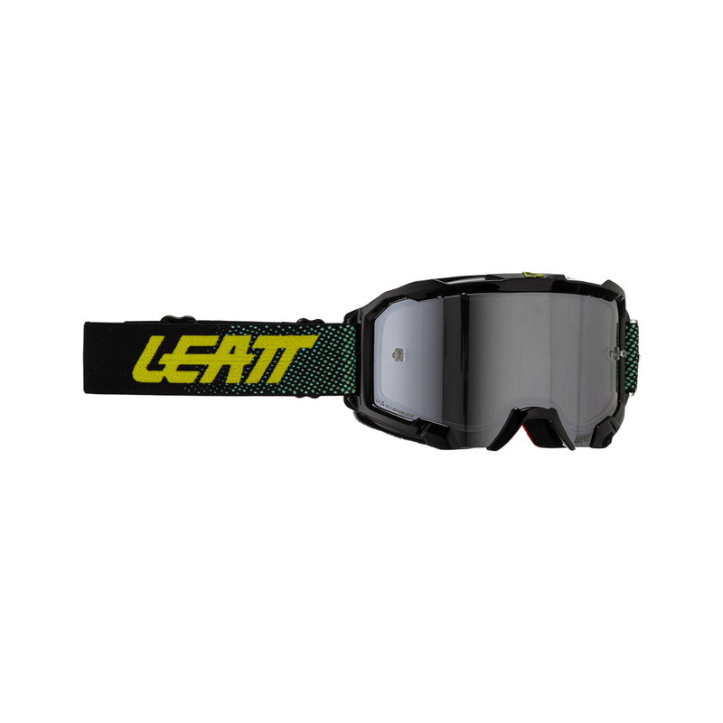 GOGLE LEATT VELOCITY 4.5 IRIZ 50 VLT BLACK SILVER OS