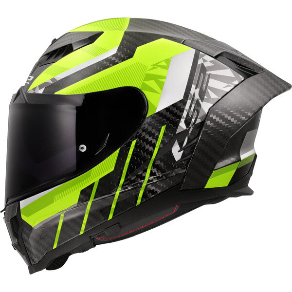 KASK LS2 FF807 DRAGON TRAX H-VIS YELLOW