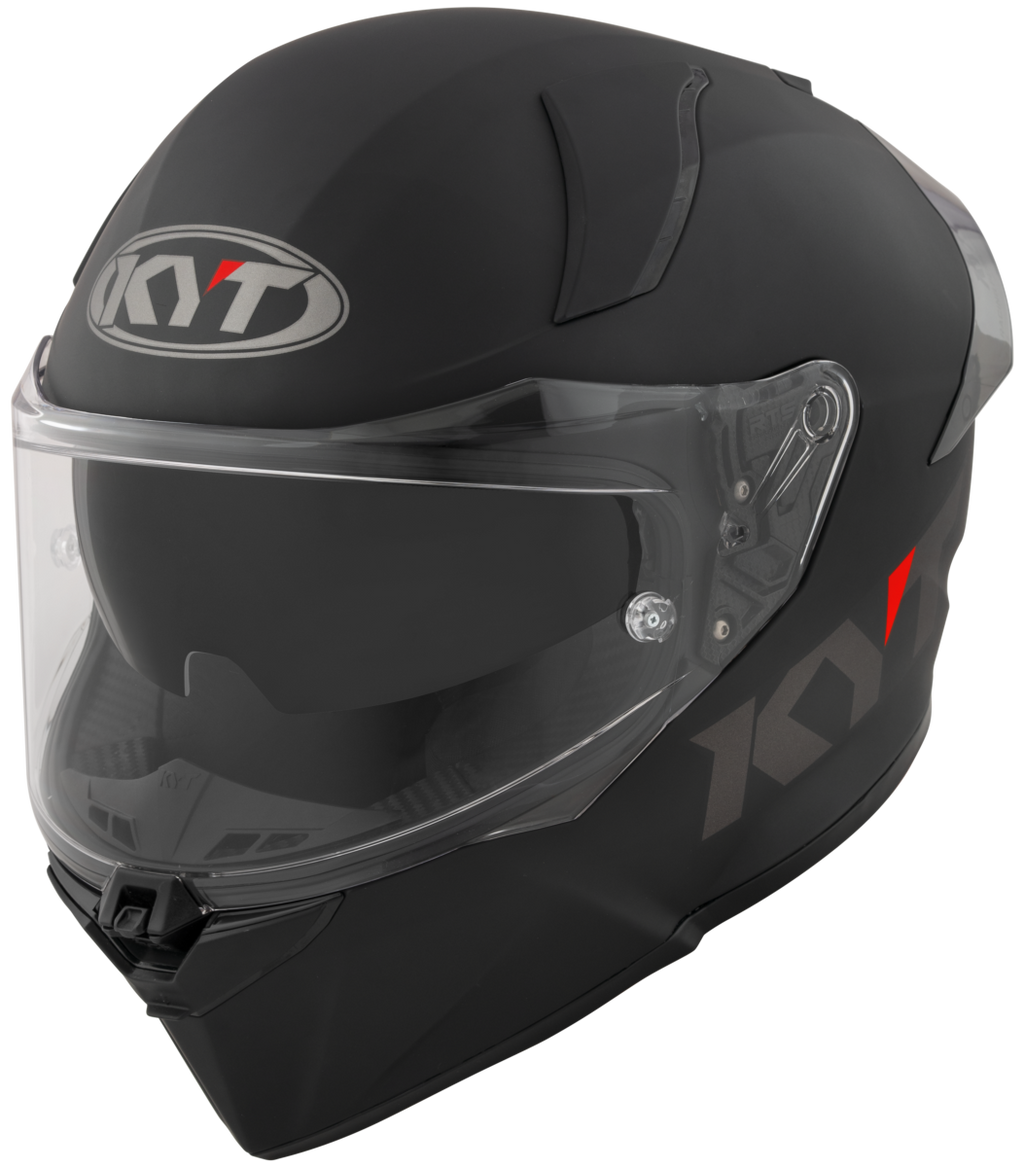 Kask Motocyklowy KYT R2R połysk matowy czarny ECE/ONU 22-06
