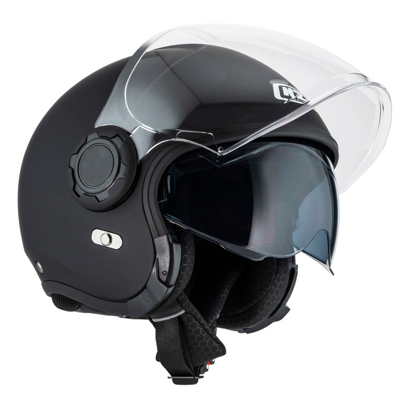 KASK MOTOCYKLOWY NZI RINGWAY 2 DUO MATT BLACK XS