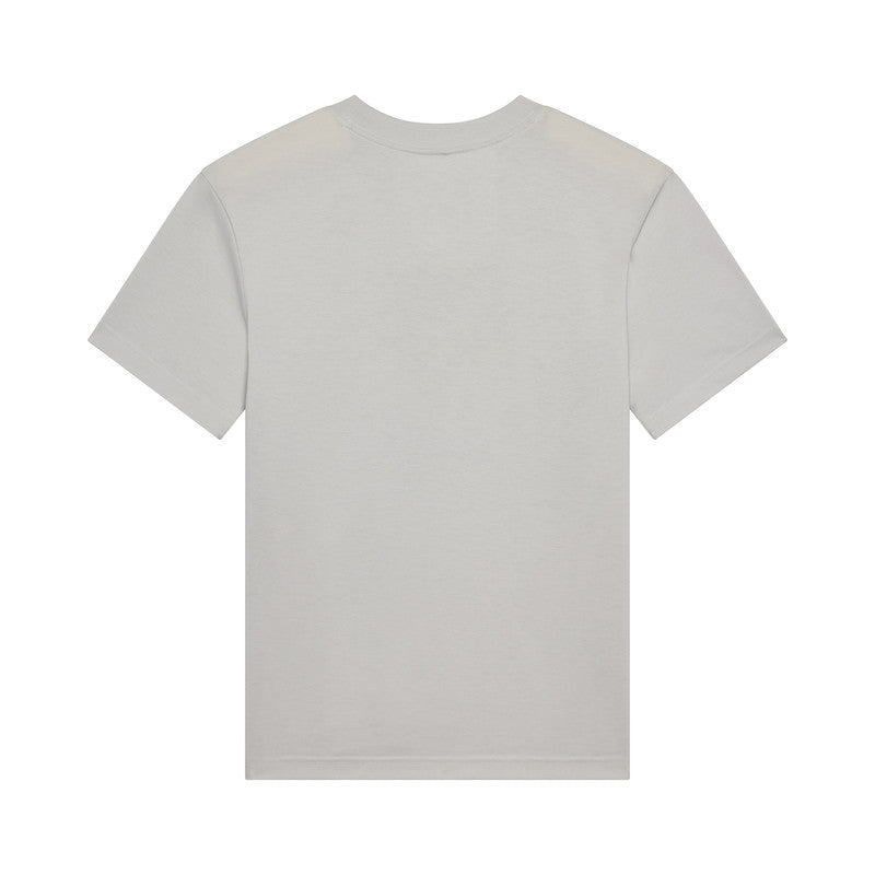 T-SHIRT DAMSKI FOX IMAGE PRINT LIGHT GREY