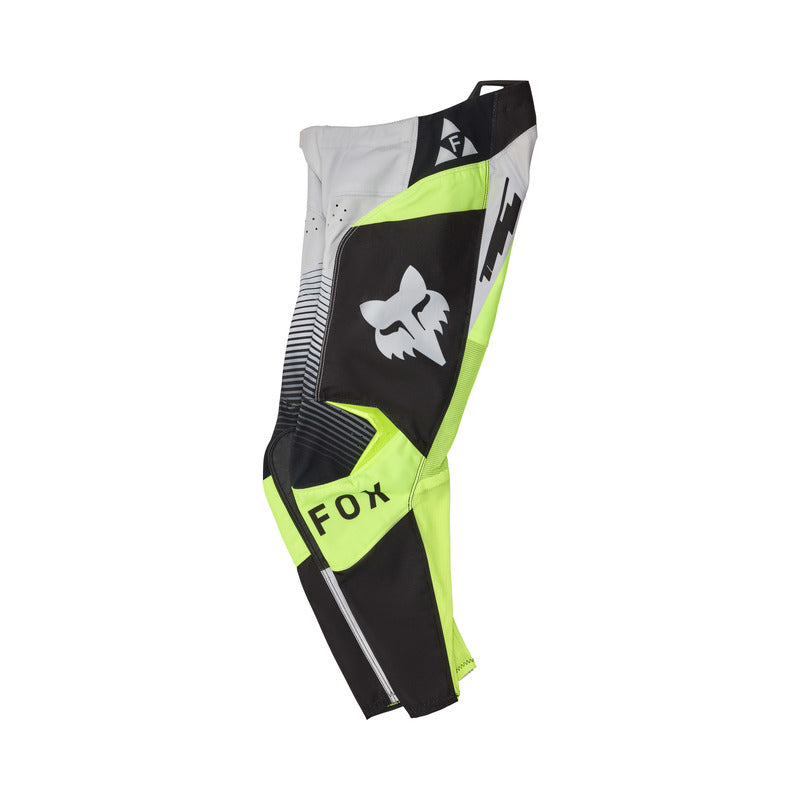 SPODNIE MOTOCYKLOWE JUNIOR FOX 180 COLLECT GREY YELLOW 24
