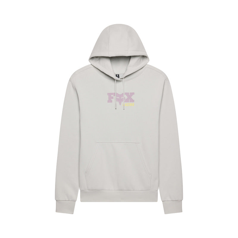 BLUZA Z KAPTUREM DAMSKA FOX SINCE 74 FLEECE PO LIGHT GREY