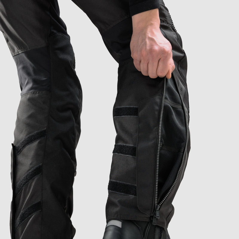 SPODNIE MOTOCYKLOWE TEKSTYLNE REBELHORN HIKER 4 BLACK (KRÓTKA NOGAWKA) – zdjęcie 6