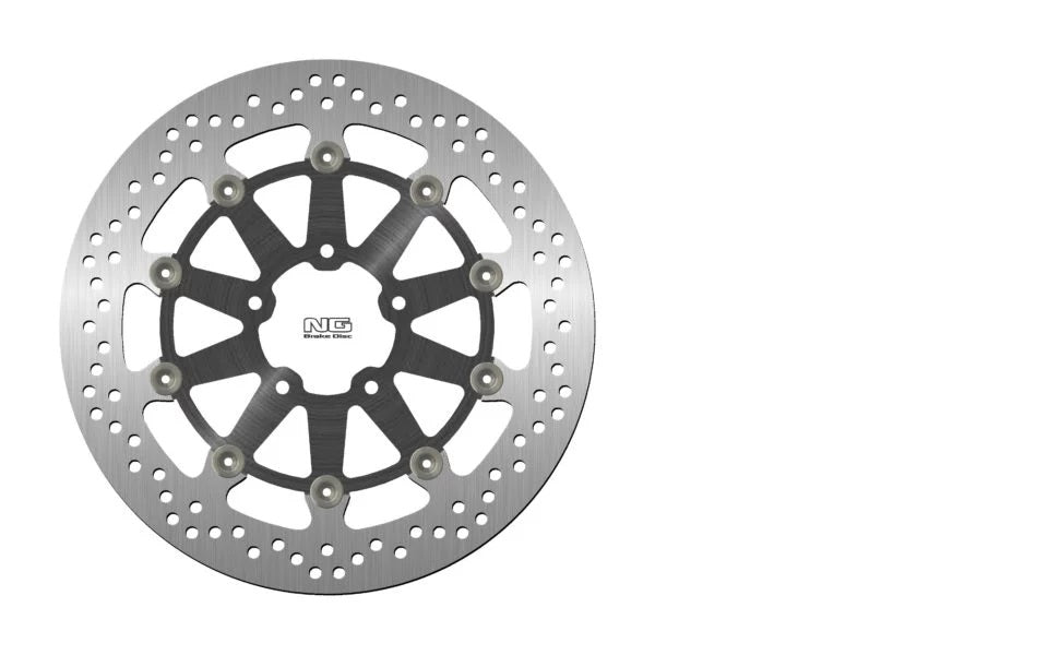 NG TARCZA HAMULCOWA PRZÓD SUZUKI GSXR600/750 '97-'03, GSXR1000 '00-'04, TL1000, GSXR1300 HAYABUSA '99-07, GSX 1400 02-07 (320X69X5) (ŚRODEK ALUMINIOWY) PŁYWAJĄCA – zdjęcie 2