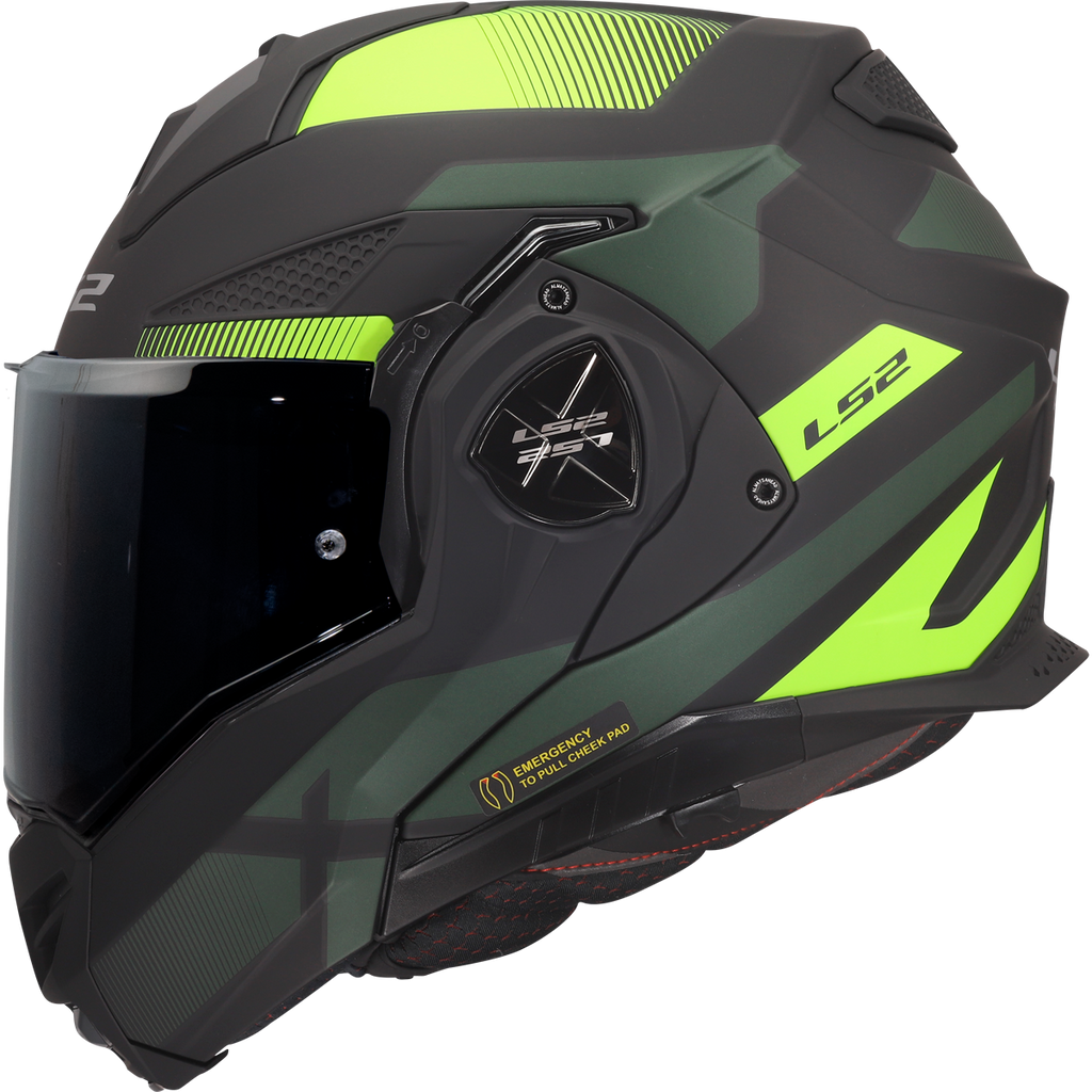 KASK LS2 FF901 ADVANT X NOVA BLACK H-V YELLOW