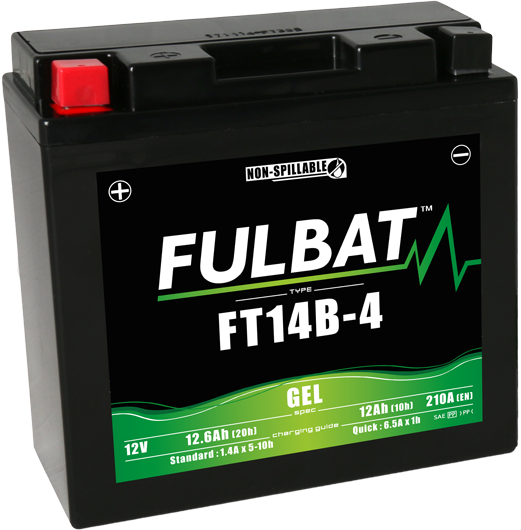 Akumulator FULBAT FUL GEL - FT14B-4 / YT14B-4 (Żelowy, bezobsługowy)