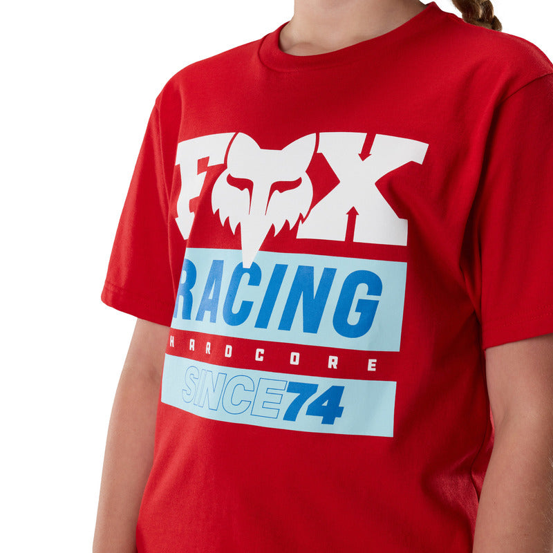 T-SHIRT JUNIOR FOX SINCE 74 TIBETAN RED