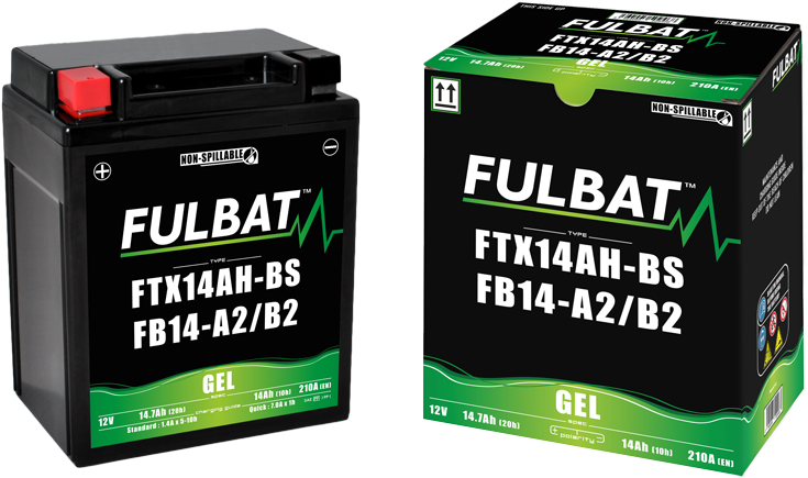 Akumulator FULBAT FUL GEL - FTX14AH-BS / FB14-A2 / YTX14AH-BS / YB14-A2 (Żelowy, bezobsługowy)