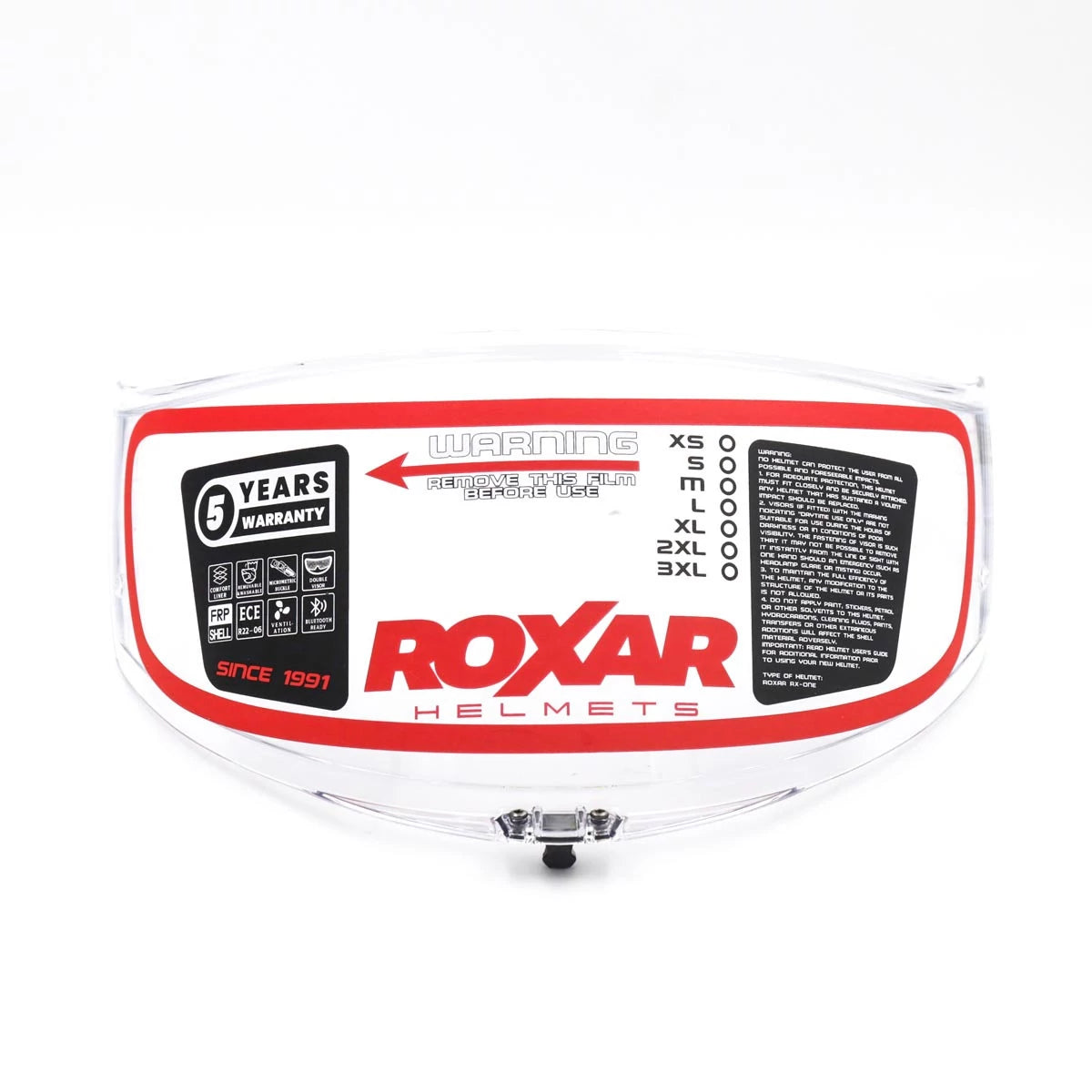 ROXAR HELMETS ROXAR Wizjer RX-ONE AS/PR Przezroczysty