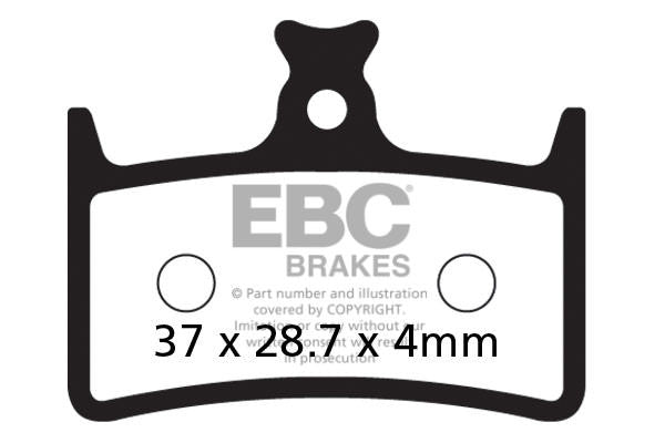 CFA647R - Klocki hamulcowe rowerowe (organiczne wyczynowe) EBC Brakes
