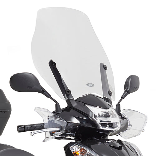 KAPPA SZYBA HONDA SH MODE 125 (13-20) 43 X 46 CM PRZEZROCZYSTA - POTRZEBNE MOCOWANIE A1125AK