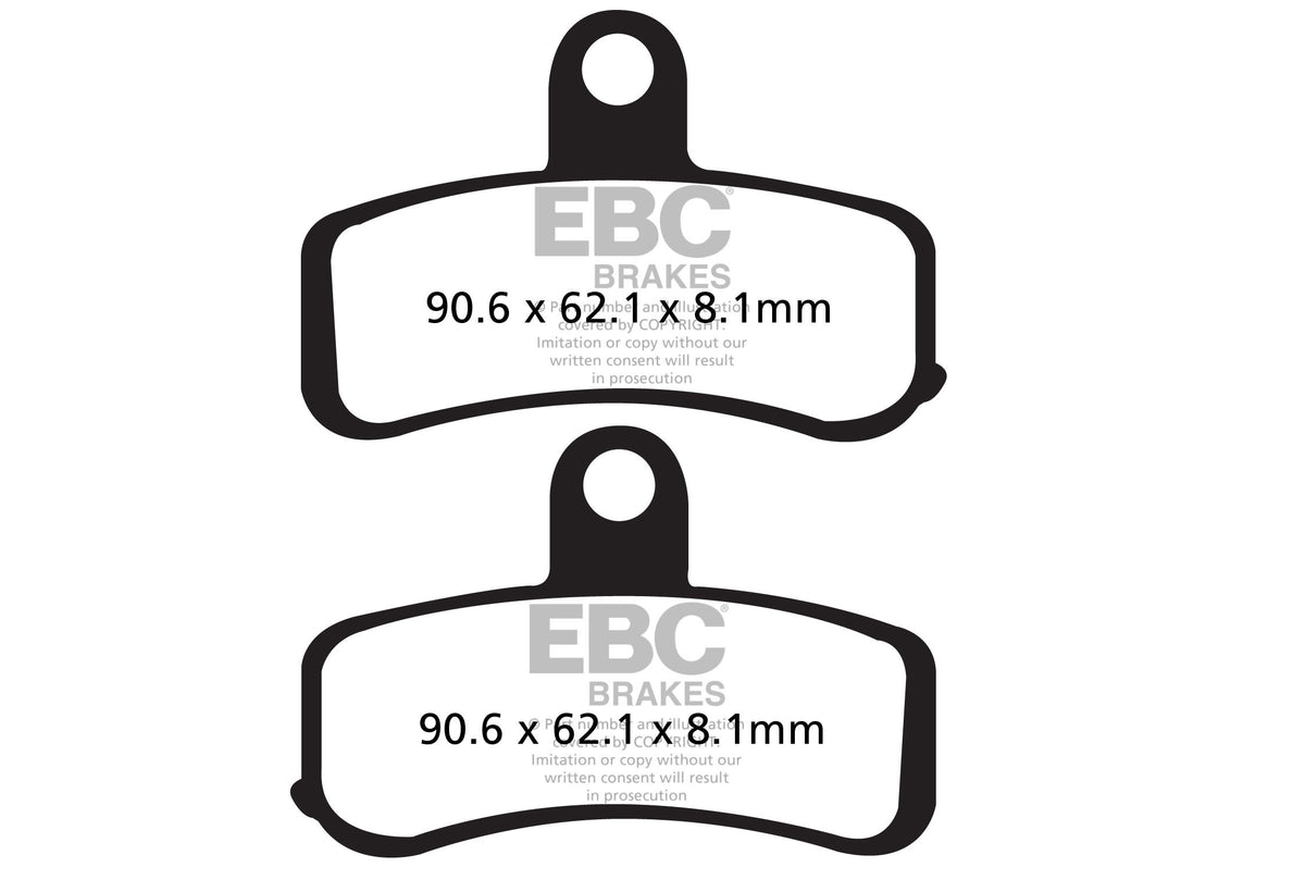 EBC Brakes Klocki hamulcowe EBC FA457HH wzmacniane (kpl. na 1 tarcze)