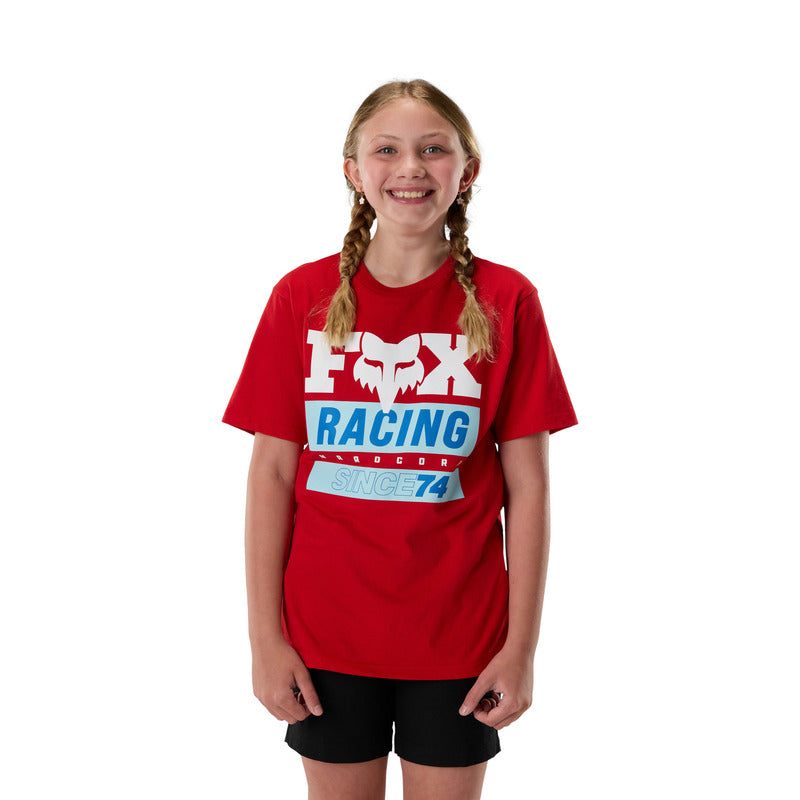 T-SHIRT JUNIOR FOX SINCE 74 TIBETAN RED