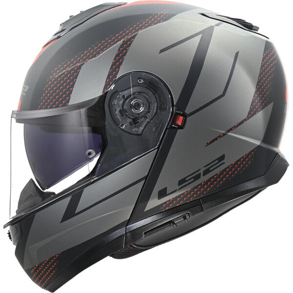 KASK LS2 FF908 STROBE II CODE M. BLACK GREY-06