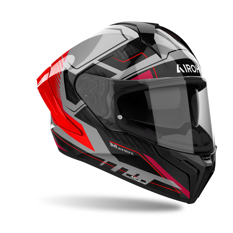 KASK MOTOCYKLOWY AIROH MATRYX ROCKET RED GLOSS
