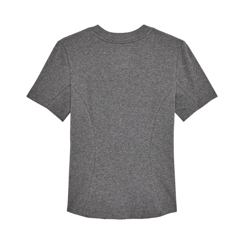 T-SHIRT DAMSKI FOX MOTO-X FITTED HEATHER GRAPHITE