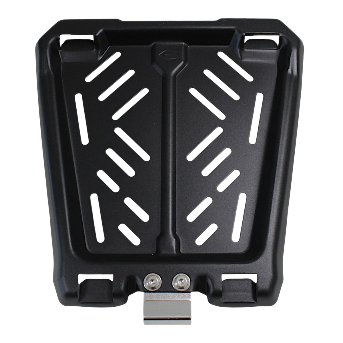 KUFER CENTRALNY ALUMINIOWY COOCASE 55L KEYLESS Z WYSUWANYM OPARCIEM SREBRNY – zdjęcie 9