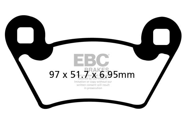 EBC Brakes Klocki hamulcowe EBC FA354R (kpl. na 1 tarcze)