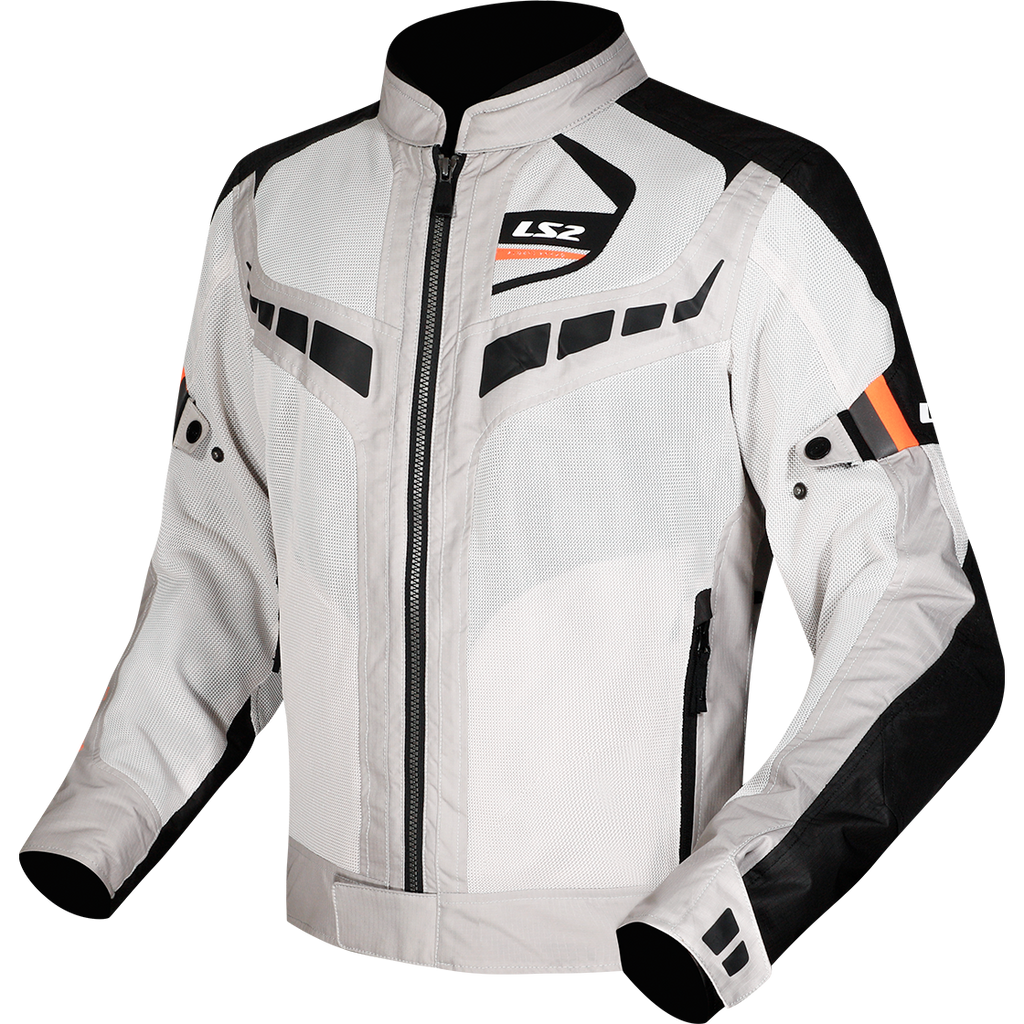 KURTKA LS2 GARDA AIR MAN BLACK GREY H-V ORANGE