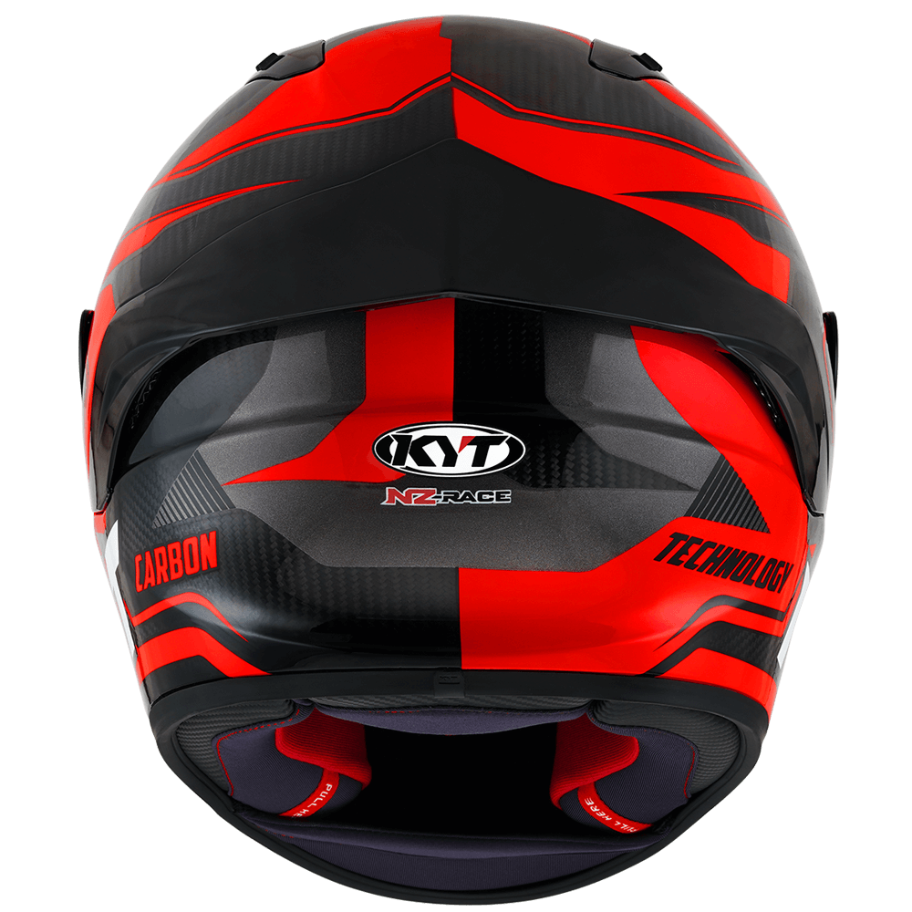 Kask Motocyklowy KYT NZ-RACE COMPETITION czerwony – zdjęcie 6