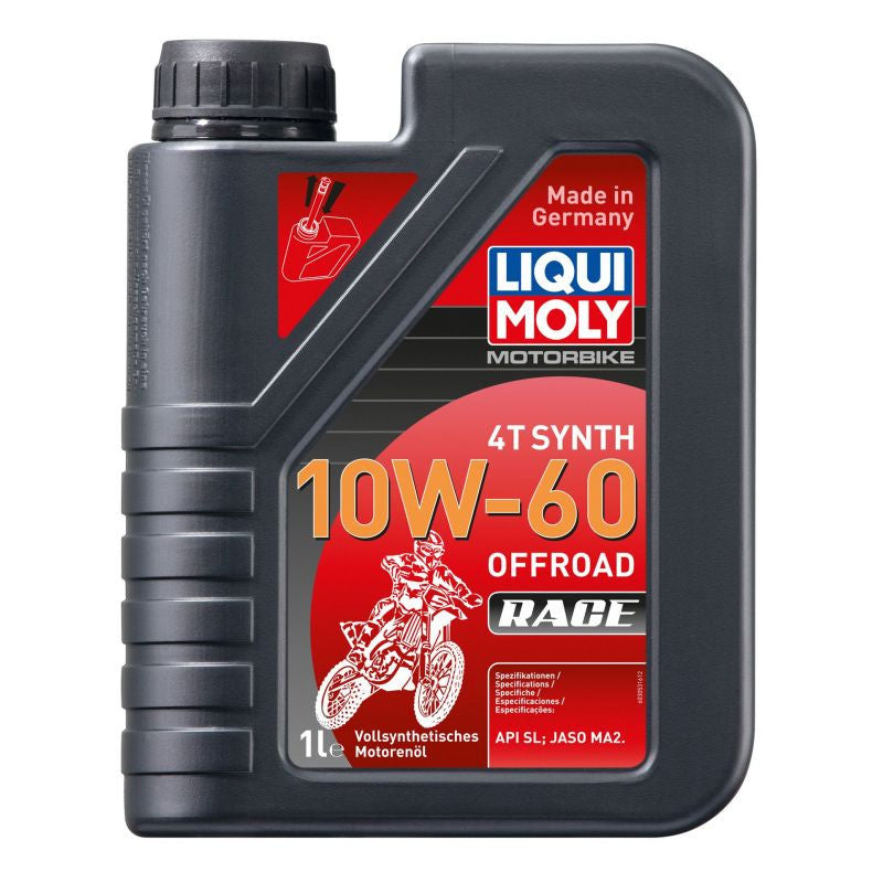 LIQUI MOLY Olej silnikowy syntetyczny do motocykli 10W60 Offroad Race 4T 1 litr