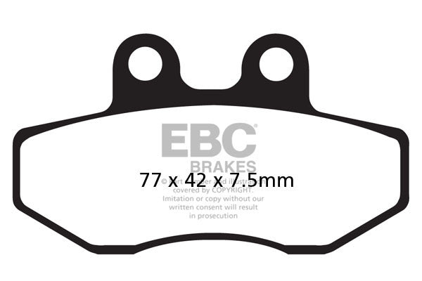 EBC Brakes Klocki hamulcowe EBC FA167 (kpl. na 1 tarcze)