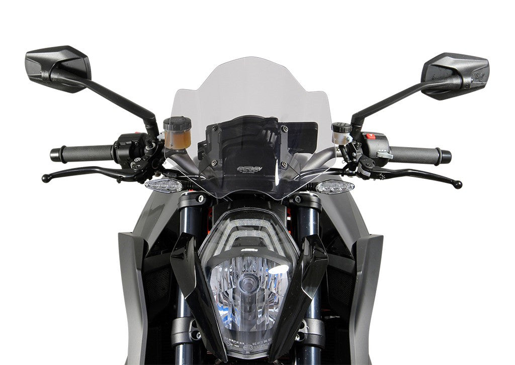 Szyba motocyklowa MRA KTM 1290 SUPER DUKE R 2013-2016, forma NRM, czarna