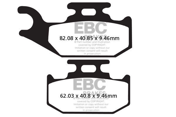 EBC Brakes Klocki hamulcowe EBC FA317R (kpl. na 1 tarcze)