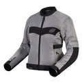 KURTKA MOTOCYKLOWA TEKSTYLNA DAMSKA OZONE DART SILVER BLACK W8XL