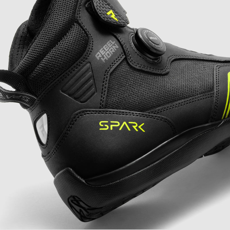 BUTY MOTOCYKLOWE REBELHORN SPARK 3 BLACK FLUO YELLOW