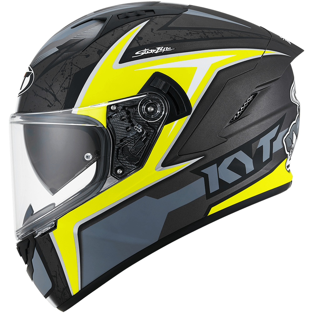 Kask Motocyklowy KYT NF-R MINDSET żółty