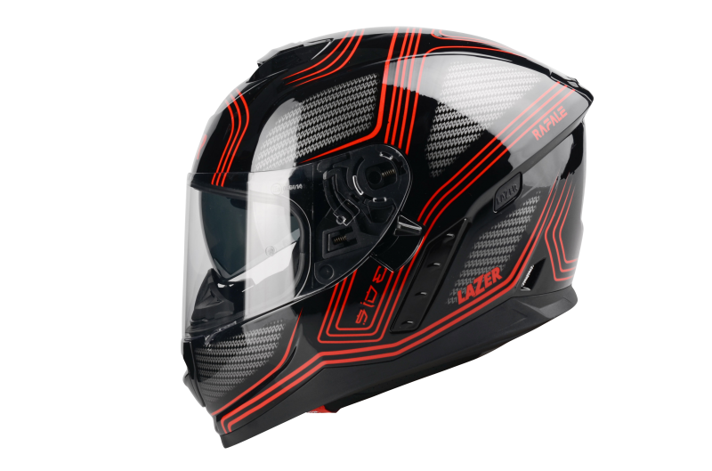 Kask Motocyklowy LAZER RAFALE Darkside (kol. Czarny - Czerwony)