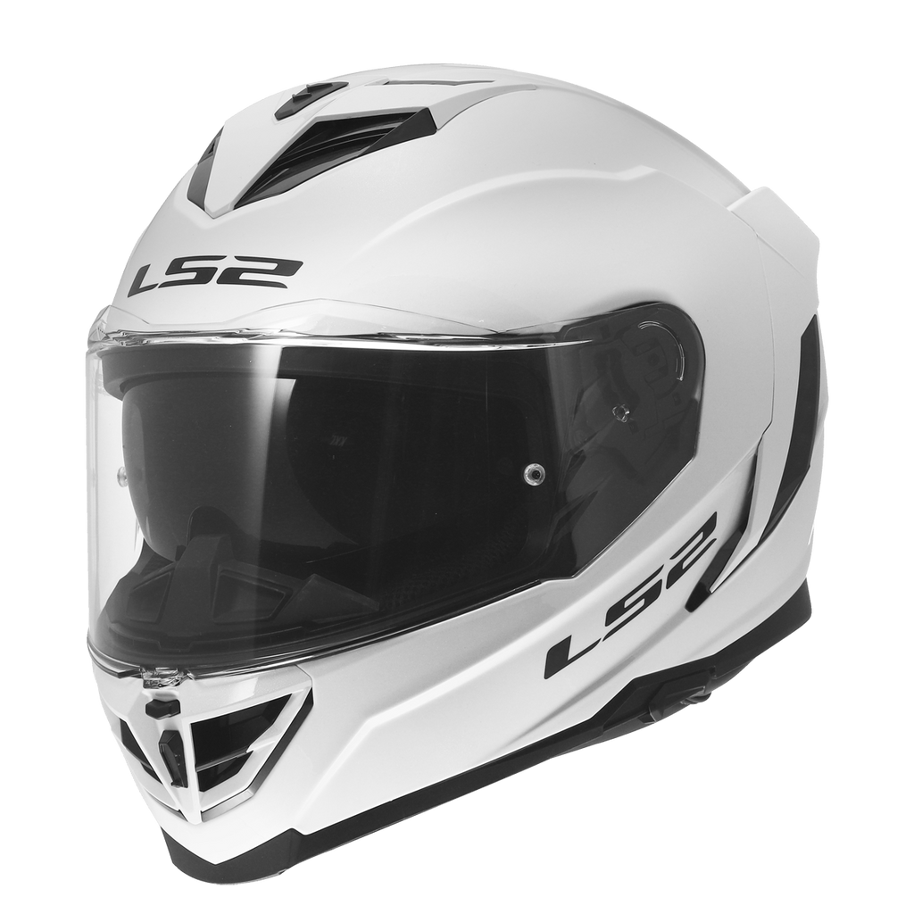 KASK LS2 FF818 STORM III SOLID GLOSS WHITE