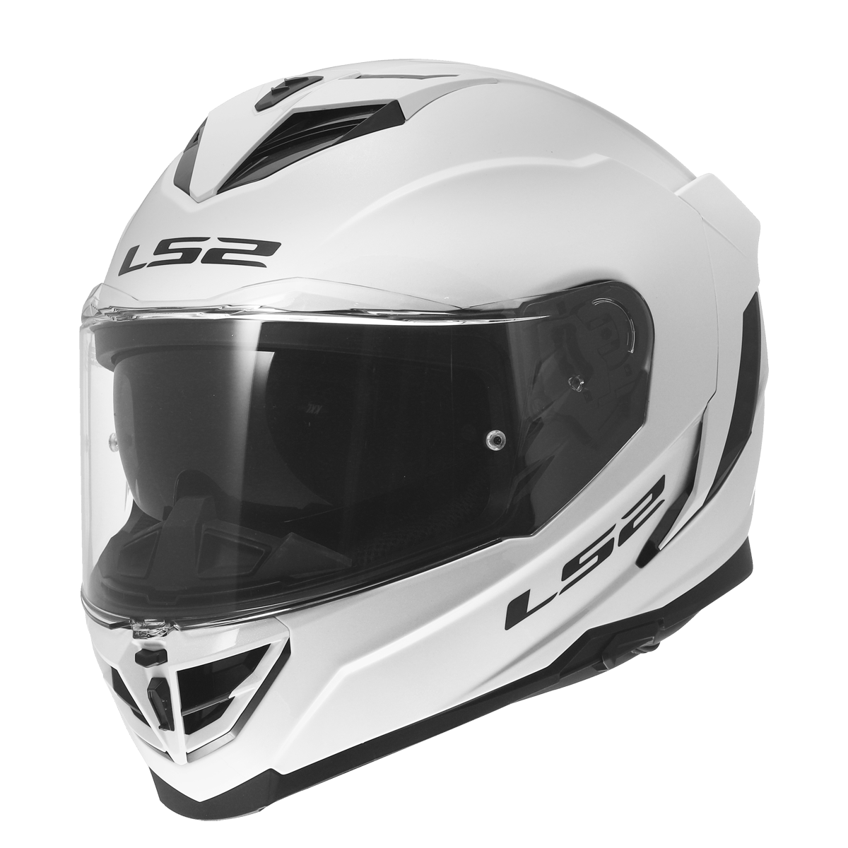 KASK LS2 FF818 STORM III SOLID GLOSS WHITE