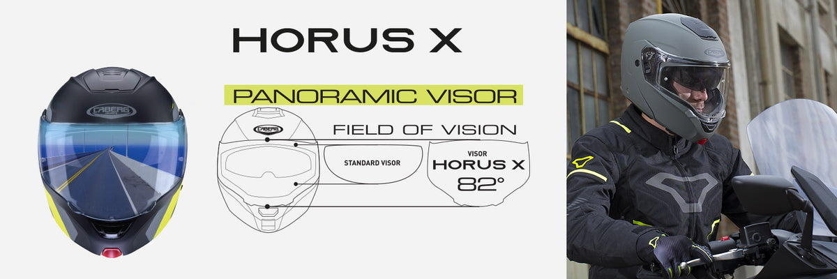 CABERG KASK SZCZĘKOWY FLIP-UP MODEL HORUS X SOLID KOLOR NIEBIESKI MAT (YAMAHA) (PINLOCK W ZESTAWIE) – zdjęcie 5
