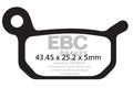 EBC Brakes Klocki hamulcowe EBC FA325R (kpl. na 1 tarcze) (odpowiednik PROX 37.106302)