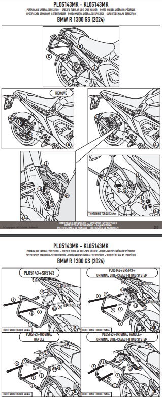 KAPPA STELAŻ KUFRÓW BOCZNYCH MONOKEY BMW R 1300 GS '24-'25 - RÓWNIEŻ POD KUFRY MONOKEY KMS K'MISSION ALU – zdjęcie 2