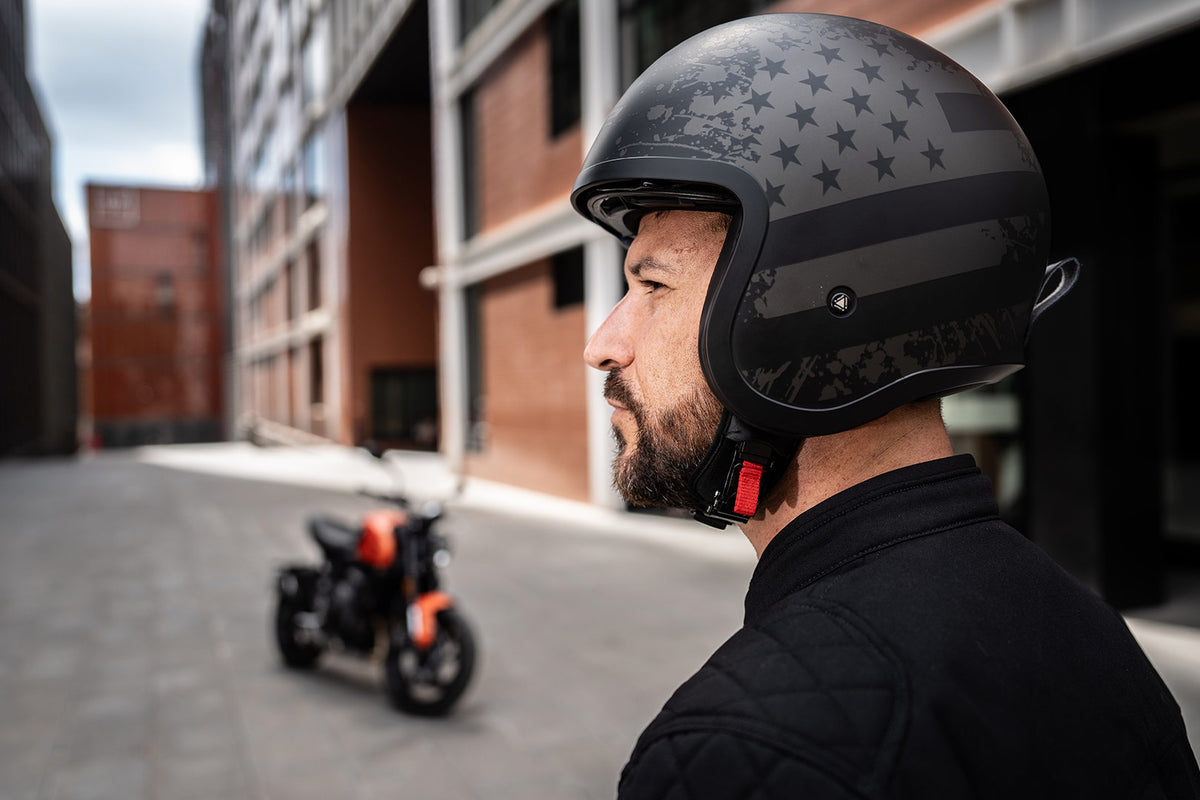 KASK LS2 OF599 SPITFIRE II WILLY BLACK GREY