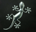 ONEDESIGN naklejka ecoprint 3D soft touch geco srebrne